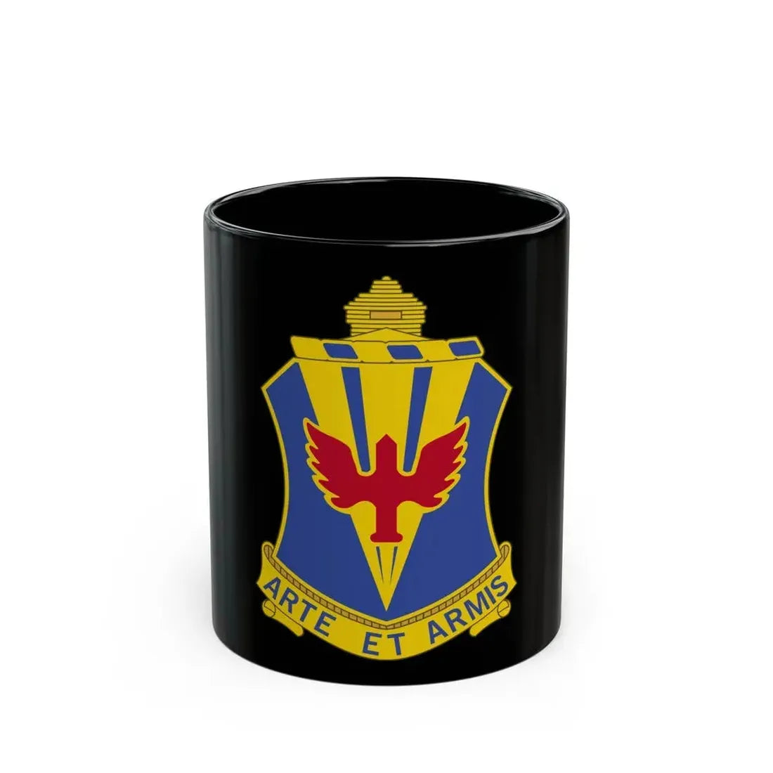 202 Air Defense Artillery Regiment (U.S. Army) Black Coffee Mug - Go Mug Yourself
