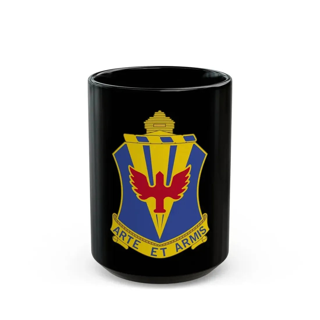 202 Air Defense Artillery Regiment (U.S. Army) Black Coffee Mug - Go Mug Yourself