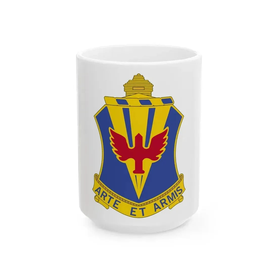 202 Air Defense Artillery Regiment (U.S. Army) White Coffee Mug 15oz - Go Mug Yourself