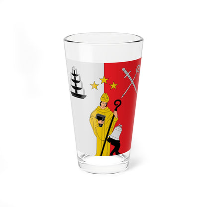 Flag of Norbert Brunner (Switzerland) Pint Glass 16oz