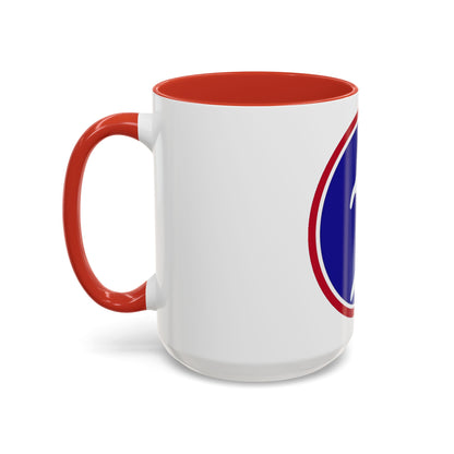 Atlantic Base Commands (U.S. Army) Accent Coffee Mug