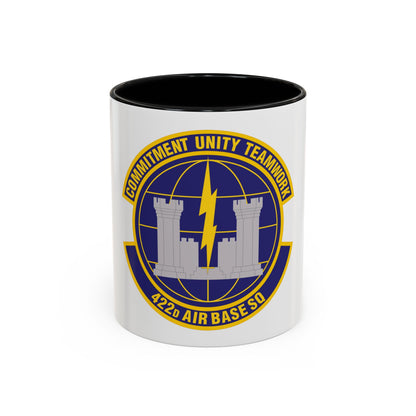 422d Air Base Squadron (U.S. Air Force) Accent Coffee Mug
