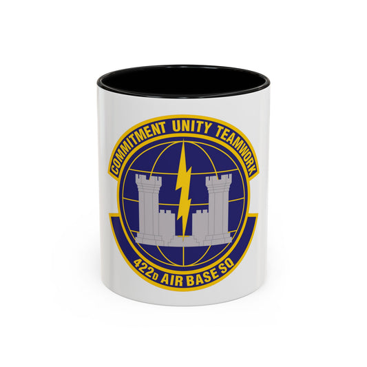 422d Air Base Squadron (U.S. Air Force) Accent Coffee Mug