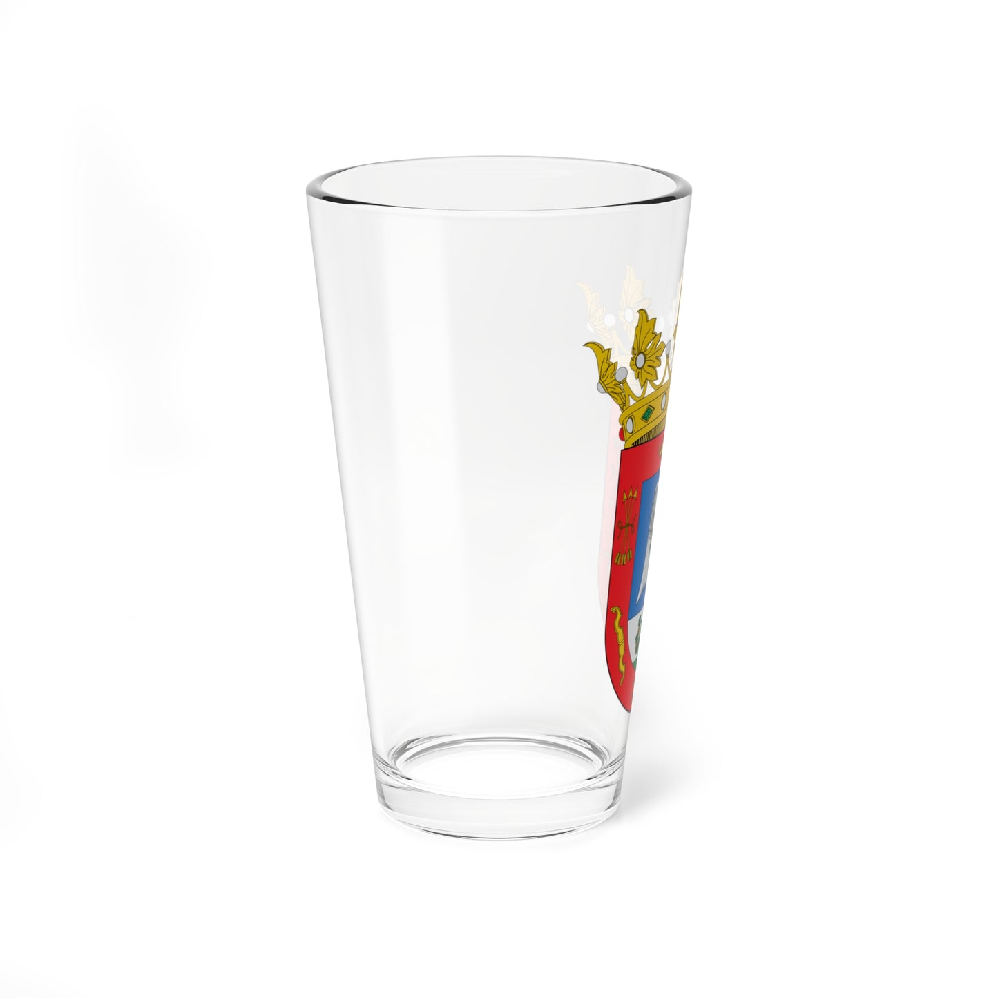 Escudo de El Borge (Spain) (Coat of Arms) Pint Glass 16oz