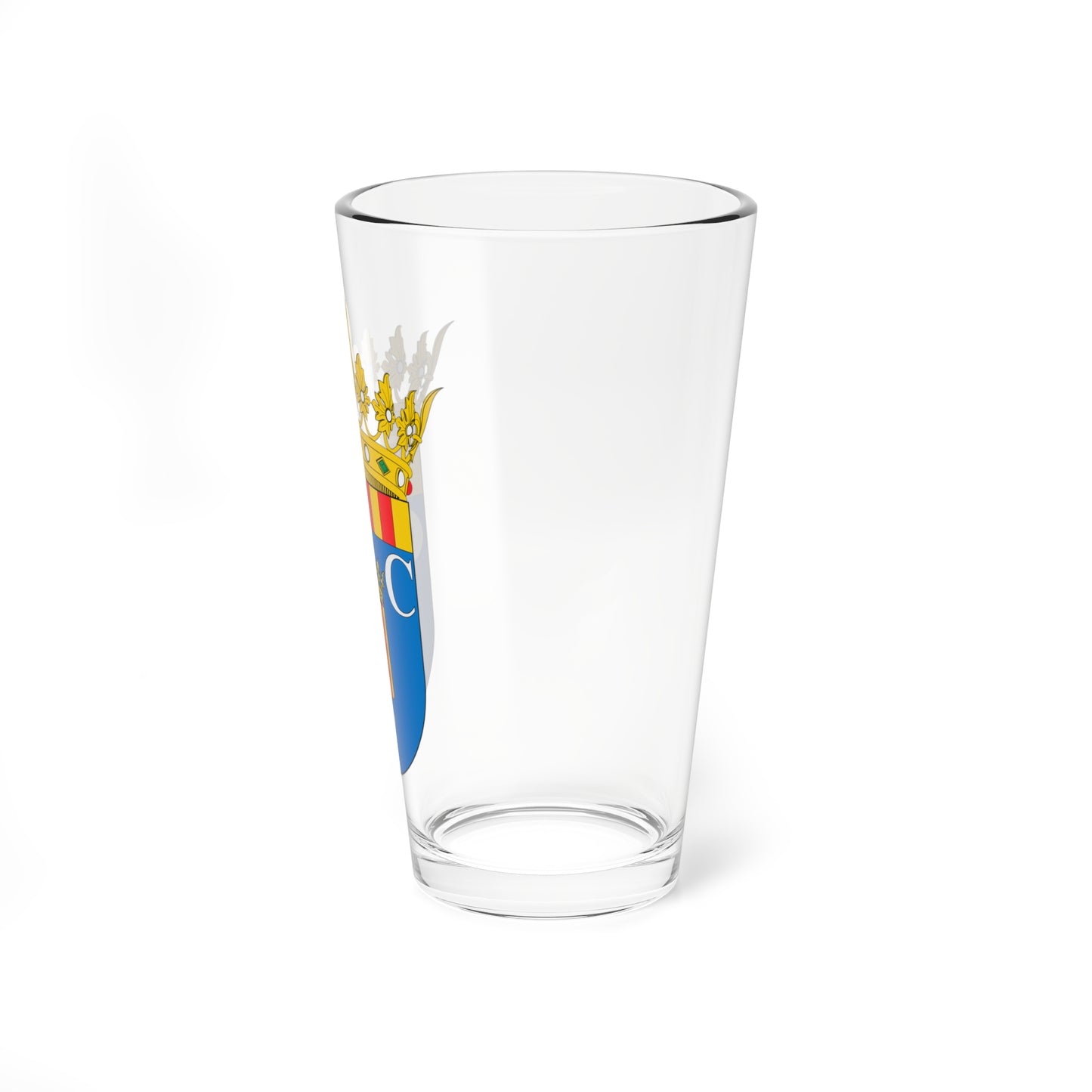 Escudo de la Comarca de la Comunidad de Calatayud (Spain) (Coat of Arms) Pint Glass 16oz