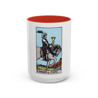 The Knight of Cups (Tarot Card) Accent Coffee Mug