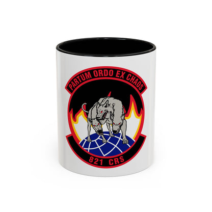 821 Contingency Response Sq AMC (U.S. Air Force) Accent Coffee Mug