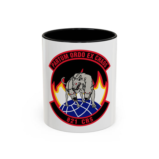 821 Contingency Response Sq AMC (U.S. Air Force) Accent Coffee Mug
