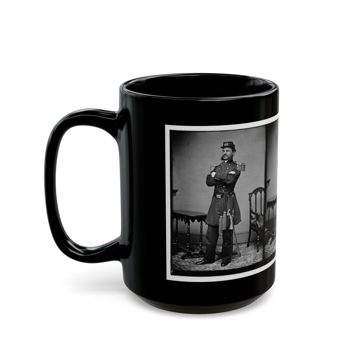 A.T.A.Torbert (U.S. Civil War) Black Coffee Mug