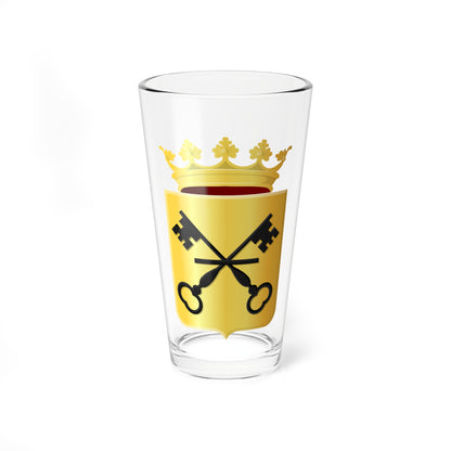 Coat of arms of Waddinxveen (Netherlands) (Coat of Arms) Pint Glass 16oz