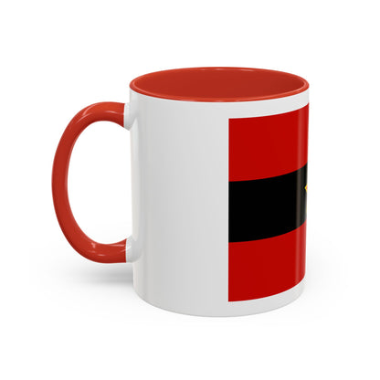 Civil Ensign of Albania 1945 to 1992 - Accent Coffee Mug