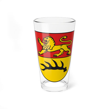 DEU Bodelshausen COA (Germany) (Coat of Arms) Pint Glass 16oz
