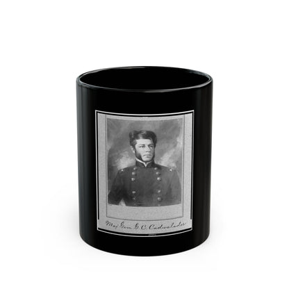 Maj. Gen. G.B. Cadwalader, Half-Length Portrait, Facing Right (U.S. Civil War) Black Coffee Mug