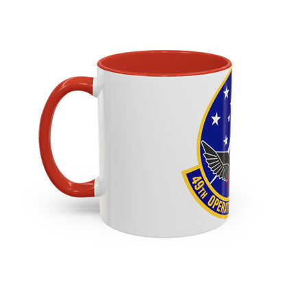 49th Operations Support Squadron (U.S. Air Force) Accent Coffee Mug