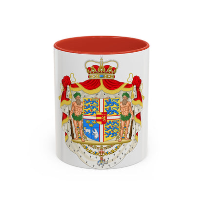 Coat of arms of Joachim, Prince of Denmark - Accent Coffee Mug