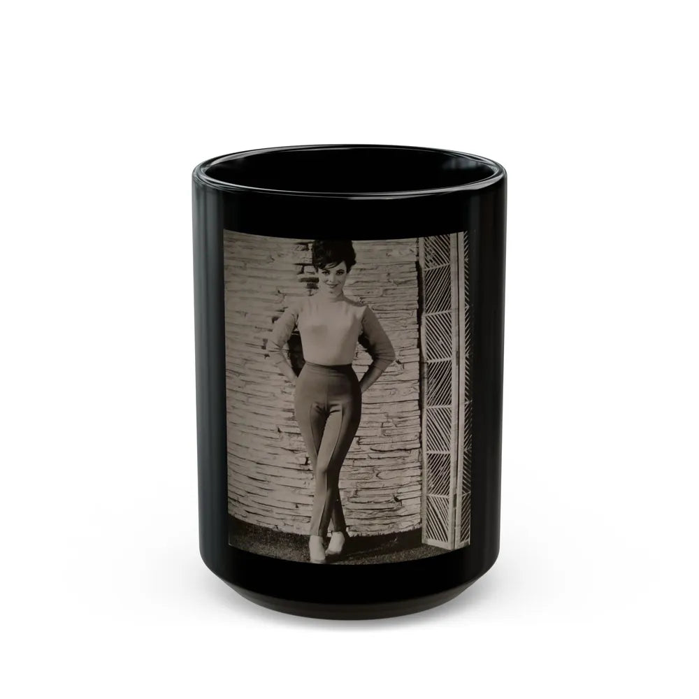 Gila Golan #110 (Vintage Female Icon) Black Coffee Mug-15oz-Go Mug Yourself