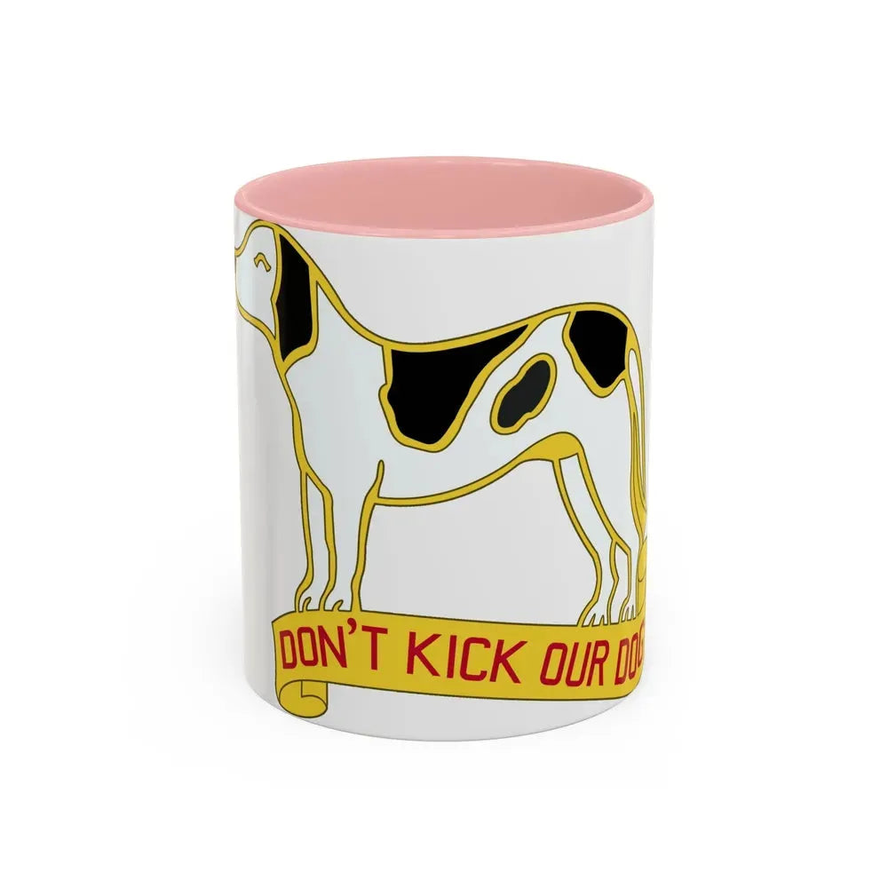 203 Engineer Battalion (U.S. Army) Accent Coffee Mug 11oz Pink - Go Mug Yourself