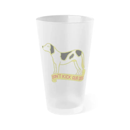 203 Engineer Battalion (U.S. Army) Frosted Pint Glass 16oz Default Title - Go Mug Yourself