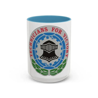 203 Military Intelligence Battalion (U.S. Army) Accent Coffee Mug 15oz Light Blue - Go Mug Yourself