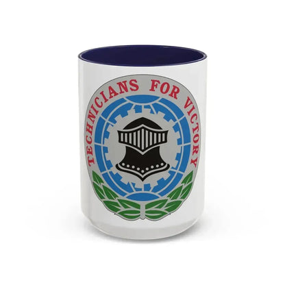 203 Military Intelligence Battalion (U.S. Army) Accent Coffee Mug 15oz Navy - Go Mug Yourself