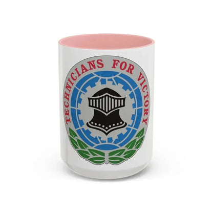 203 Military Intelligence Battalion (U.S. Army) Accent Coffee Mug 15oz Pink - Go Mug Yourself