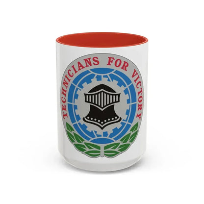 203 Military Intelligence Battalion (U.S. Army) Accent Coffee Mug 15oz Red - Go Mug Yourself