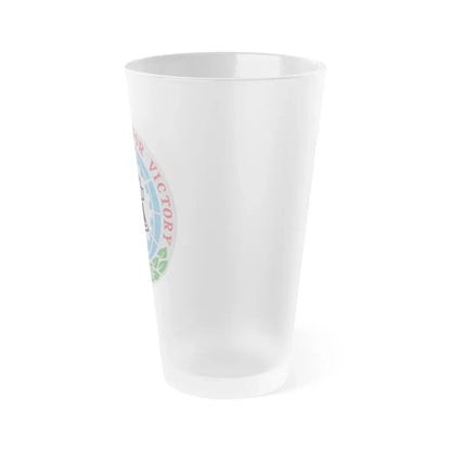 203 Military Intelligence Battalion (U.S. Army) Frosted Pint Glass 16oz - Go Mug Yourself
