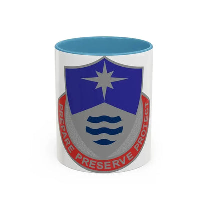 203 Personnel Services Battalion (U.S. Army) Accent Coffee Mug 11oz Light Blue - Go Mug Yourself