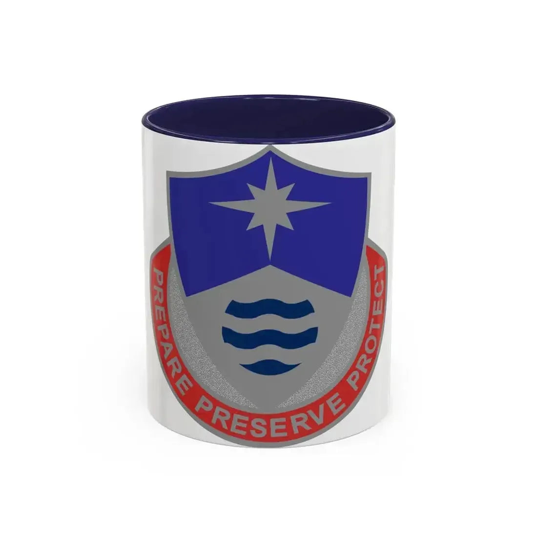 203 Personnel Services Battalion (U.S. Army) Accent Coffee Mug 11oz Navy - Go Mug Yourself