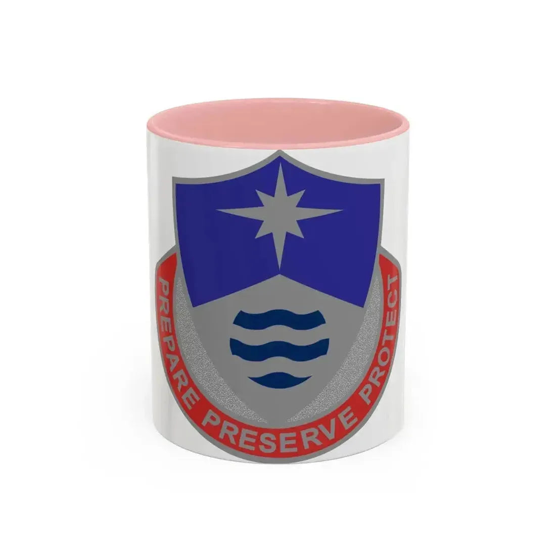 203 Personnel Services Battalion (U.S. Army) Accent Coffee Mug 11oz Pink - Go Mug Yourself