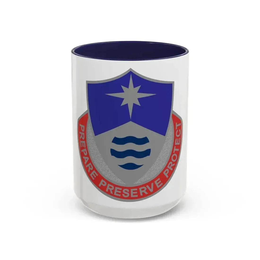 203 Personnel Services Battalion (U.S. Army) Accent Coffee Mug 15oz Navy - Go Mug Yourself