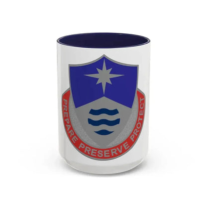 203 Personnel Services Battalion (U.S. Army) Accent Coffee Mug 15oz Navy - Go Mug Yourself