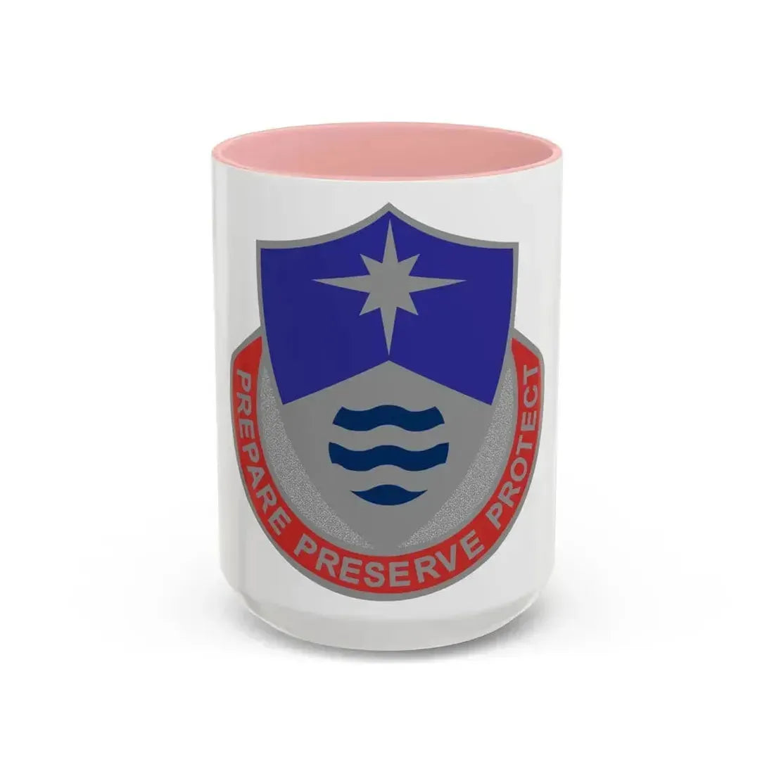 203 Personnel Services Battalion (U.S. Army) Accent Coffee Mug 15oz Pink - Go Mug Yourself