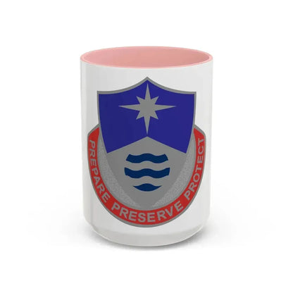 203 Personnel Services Battalion (U.S. Army) Accent Coffee Mug 15oz Pink - Go Mug Yourself