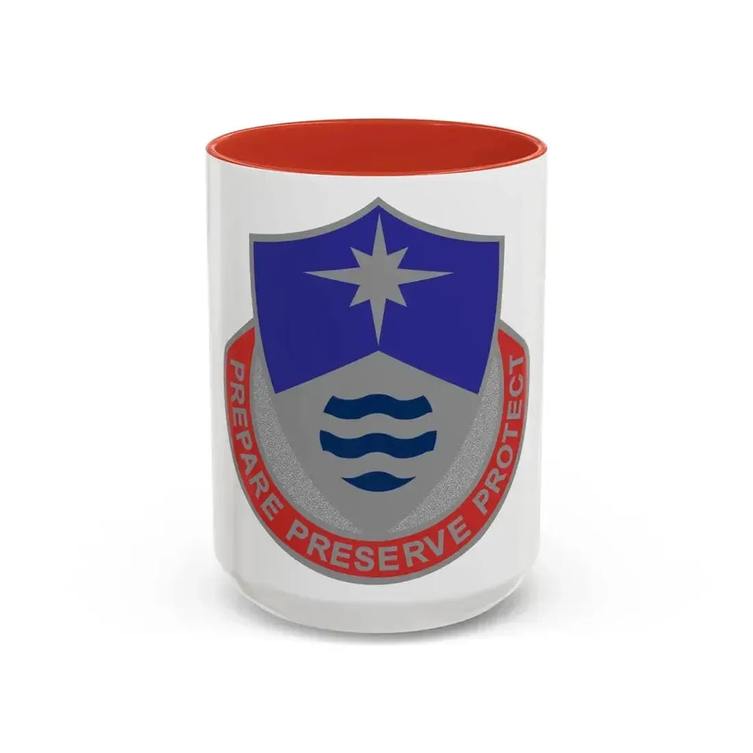203 Personnel Services Battalion (U.S. Army) Accent Coffee Mug 15oz Red - Go Mug Yourself