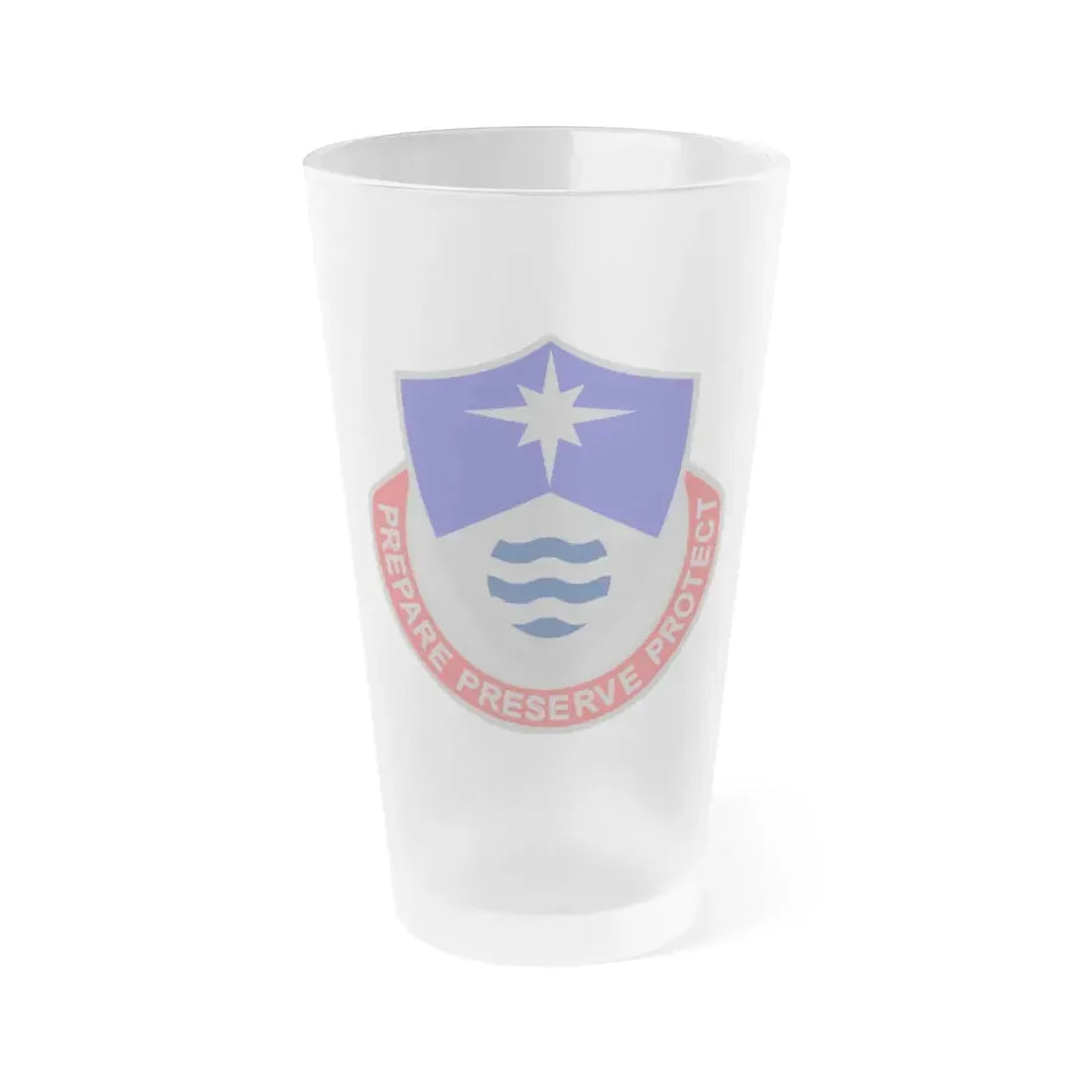203 Personnel Services Battalion (U.S. Army) Frosted Pint Glass 16oz Default Title - Go Mug Yourself