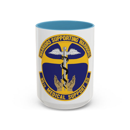 95th Medical Support Squadron (U.S. Air Force) Accent Coffee Mug