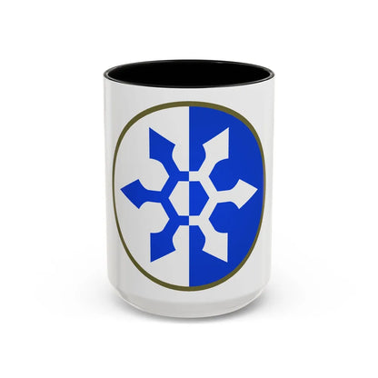 XXXIII Corps (U.S. Army) Accent Coffee Mug-15oz-Black-Go Mug Yourself