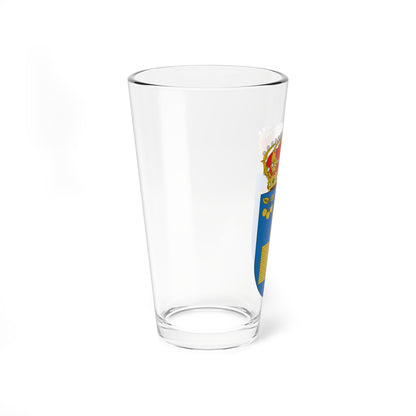 Escudo de La Vilueña2 (Spain) (Coat of Arms) Pint Glass 16oz
