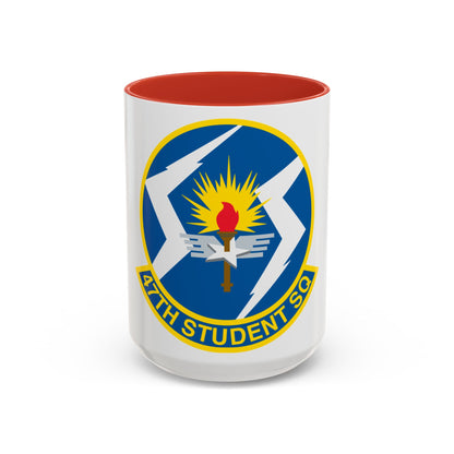 47th Student Sq (U.S. Air Force) Accent Coffee Mug