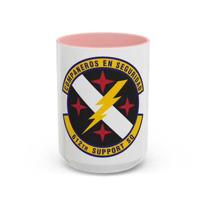 612th Support Squadron (U.S. Air Force) Accent Coffee Mug