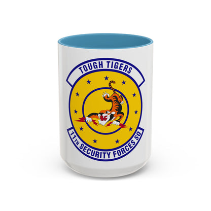 11 Security Forces Squadron USAF (U.S. Air Force) Accent Coffee Mug