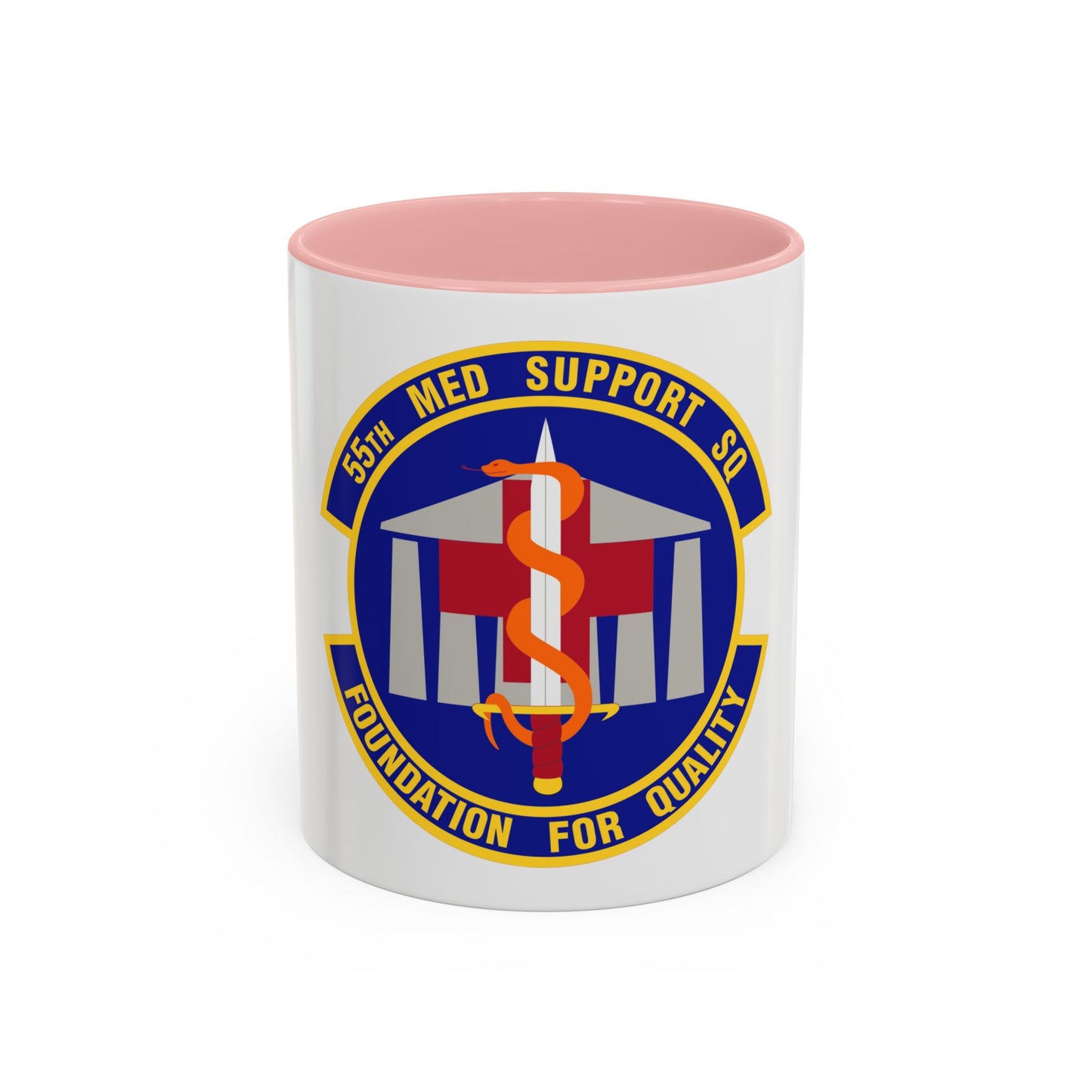 55th Medical Support Squadron (U.S. Air Force) Accent Coffee Mug