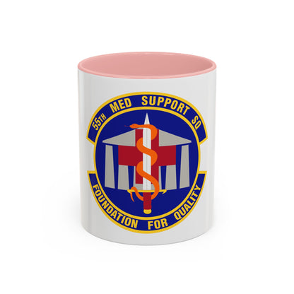 55th Medical Support Squadron (U.S. Air Force) Accent Coffee Mug