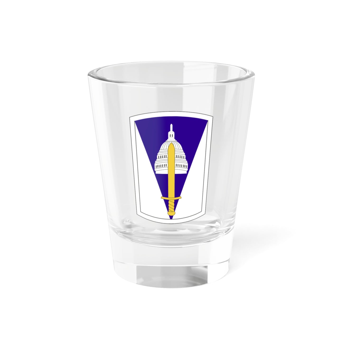 Verre à liqueur de la 354e Brigade des affaires civiles (armée américaine) 1,5 oz