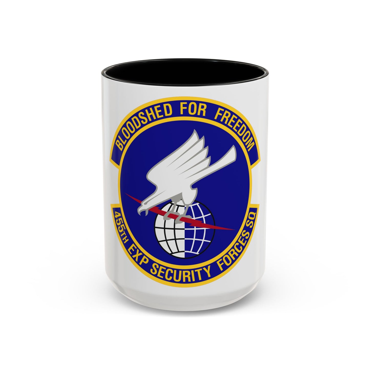 455th Expeditionary Security Forces Squadron (U.S. Air Force) Accent Coffee Mug