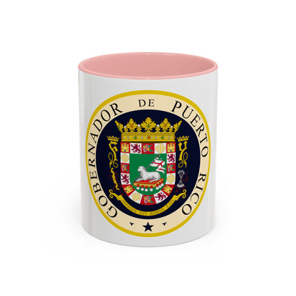 Seal of the Governor of Puerto Rico - Accent Coffee Mug