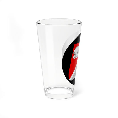Emblem for the 2-I-GHR (Denmark) (Coat of Arms) Pint Glass 16oz