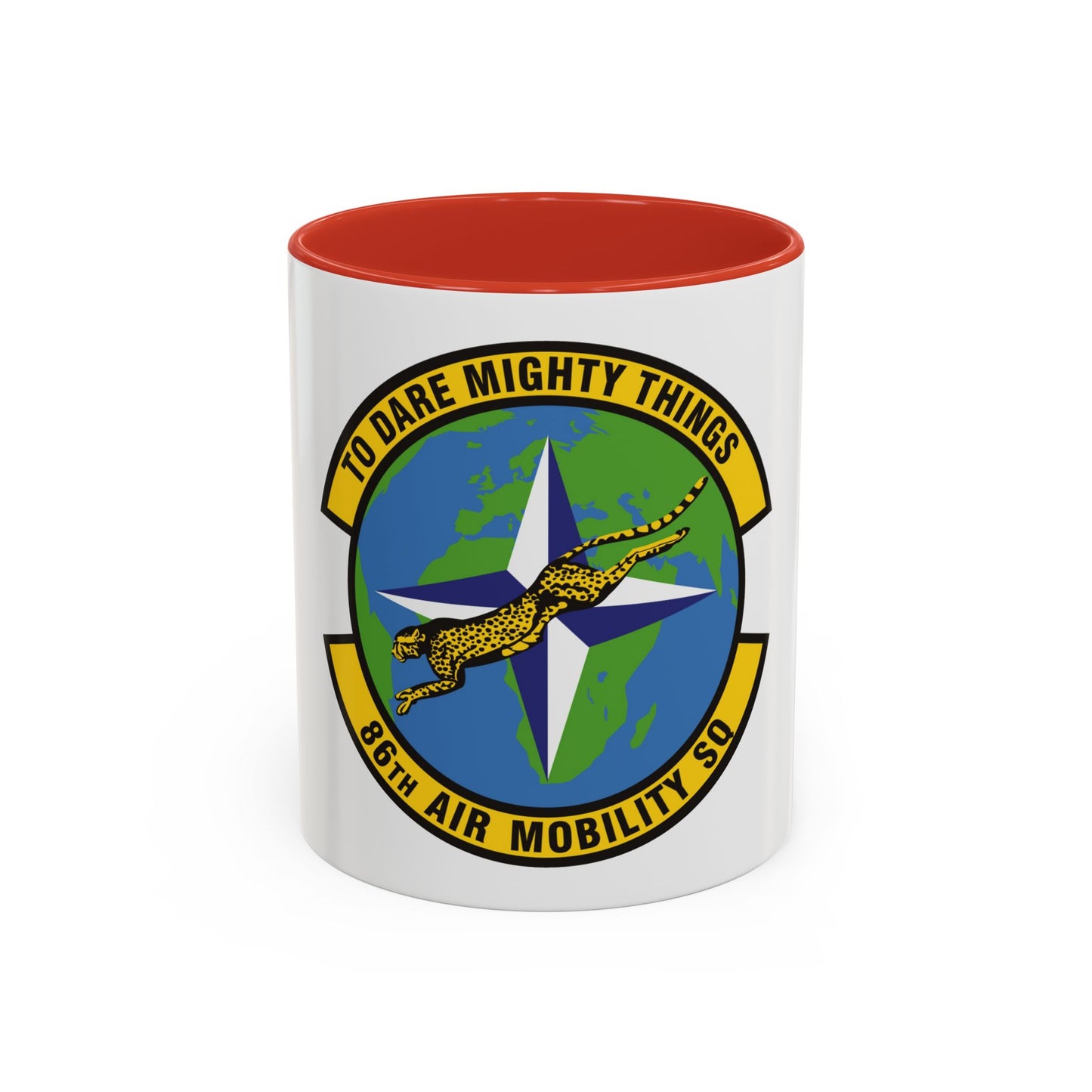 86th Air Mobility Squadron (U.S. Air Force) Accent Coffee Mug