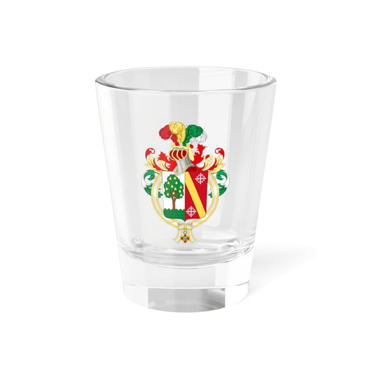 Coat of Arms of Hernán Siles Zuazo Order of Isabella the Catholic (Spain) (Coat of Arms) Shot Glass 1.5oz